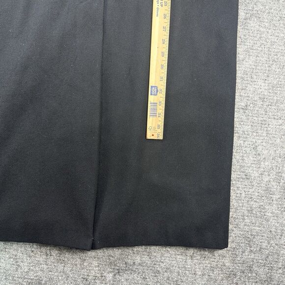 Vintage Coat Woman Large Black Long Trench Union Made in USA Miss New Yorker - Picture 10 of 15